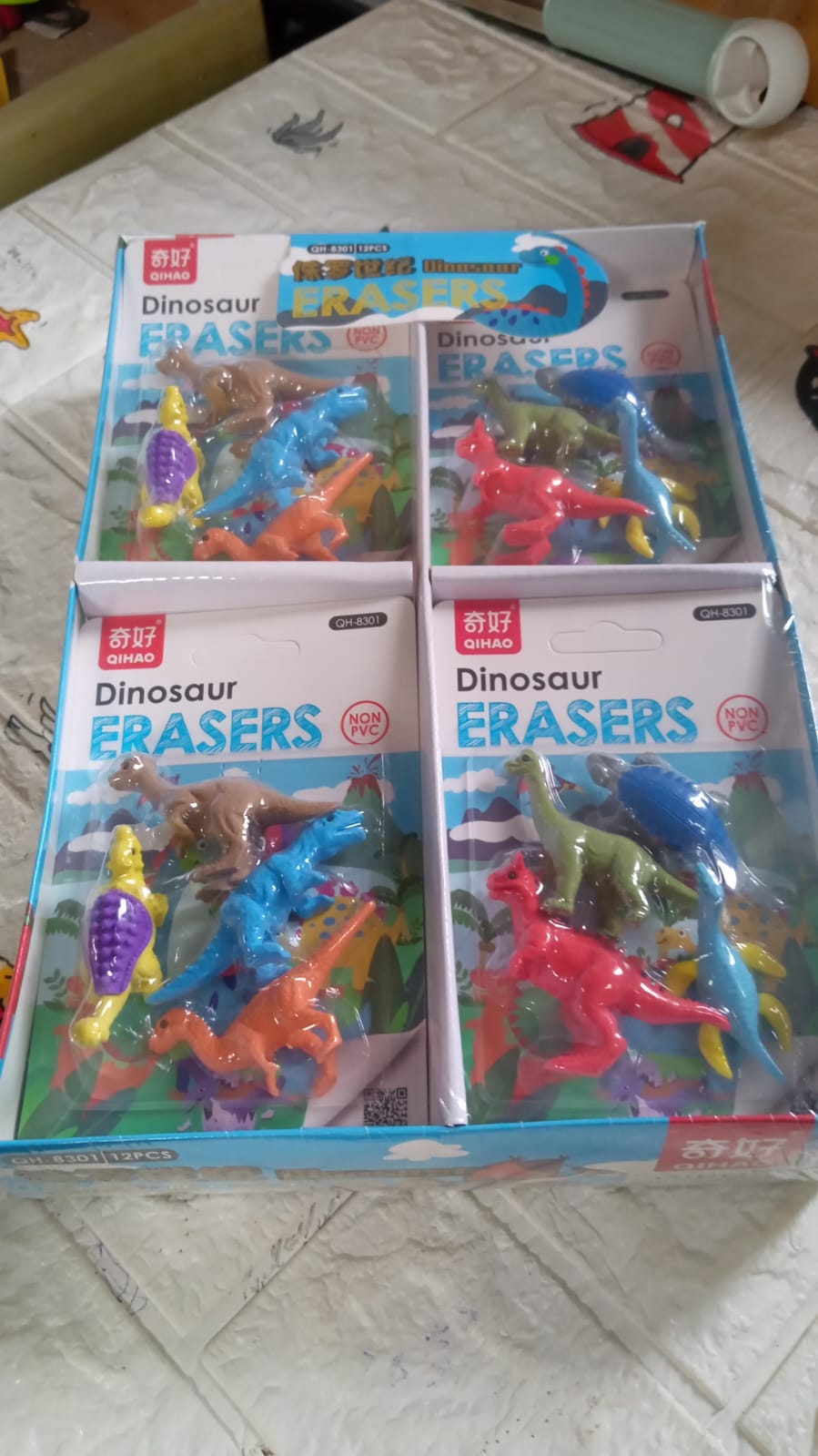4634 Small Dinosaur Shaped Erasers Animal Erasers for Kids, Dinosaur Erasers Puzzle 3D Eraser, Desk Pets for Students Classroom Prizes Class Rewards Party Favors for Toddlers, Soft Non-Dust Stationery Activity Toy, for School Supplies (4 Pc Set) 4634 Small Dinosaur Shaped Erasers Animal Erasers for Kids, Dinosaur Erasers Puzzle 3D Eraser, Desk Pets for Students Classroom Prizes Class Rewards Party Favors for Toddlers, Soft Non-Dust Stationery Activity Toy, for School Supplies (4 Pc Set)